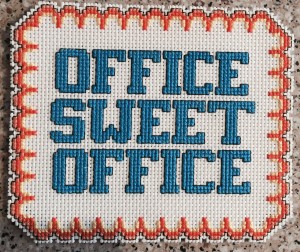 Office Sweet Office cross stitch