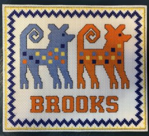 Brooks Cross-stitch