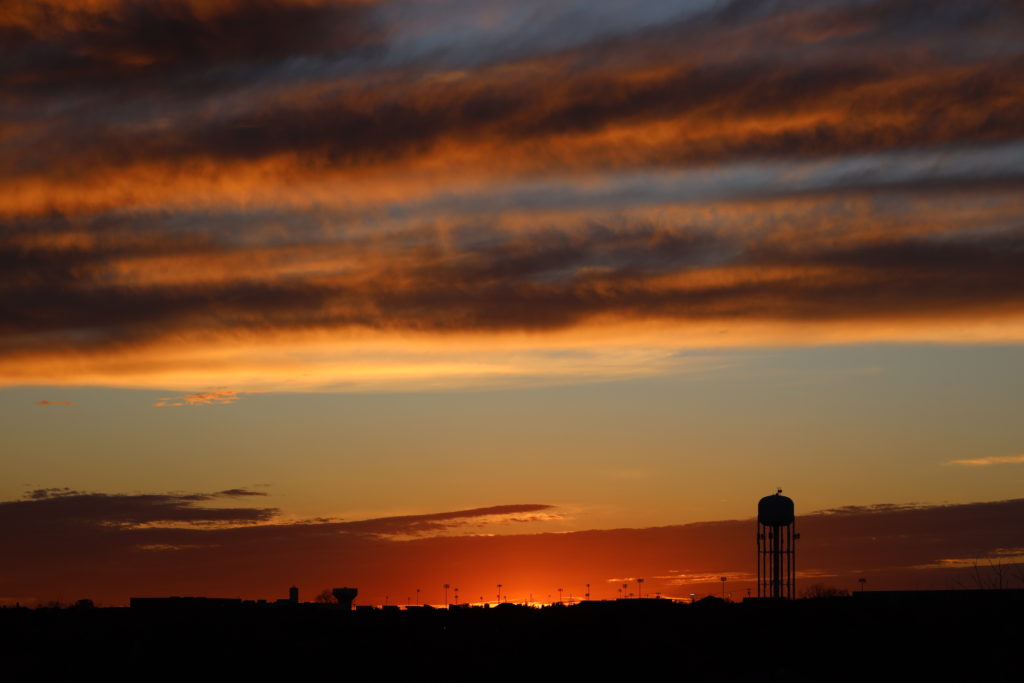 Sunset in Pflugerville, Texas